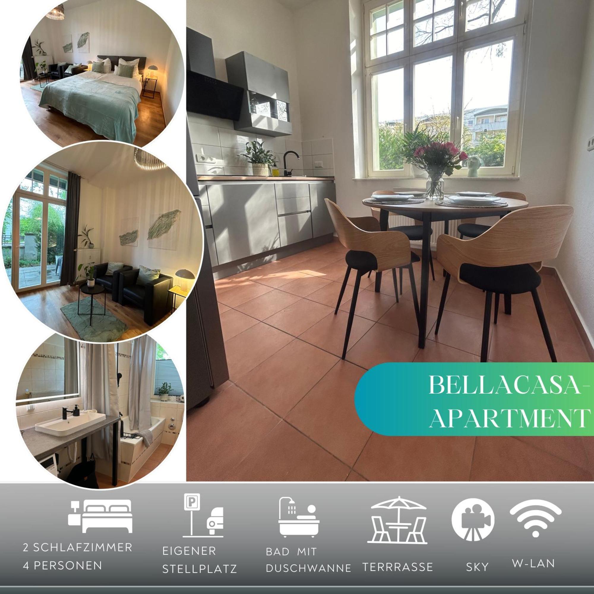 Mintara Komfort Apartment Mit Grill -Terrasse, Sky Und Parkplatz Magdeburg Eksteriør billede